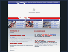 Tablet Screenshot of ironrockraceway.com